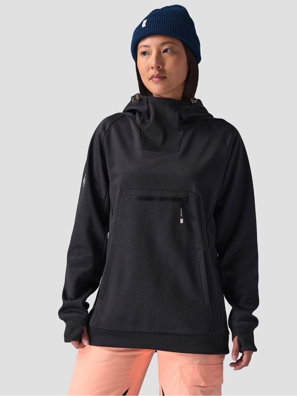 Backcountry Meltdown Water-Resistant Hoodie Women's S/P Petite Black